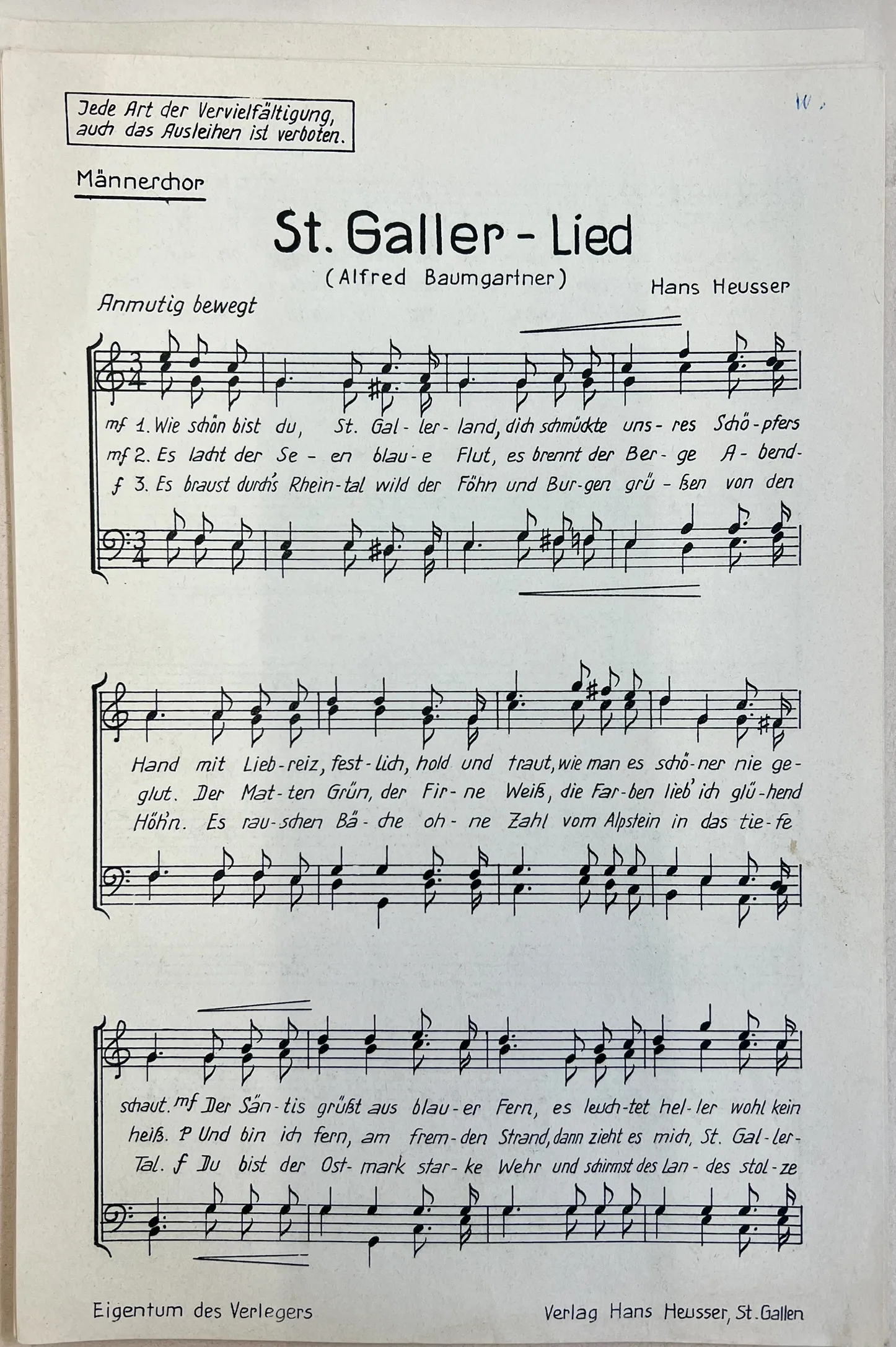 13 - St. Galler-Lied