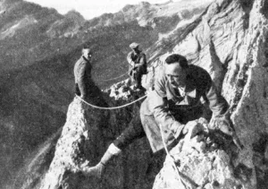 Klettern in früheren Zeiten