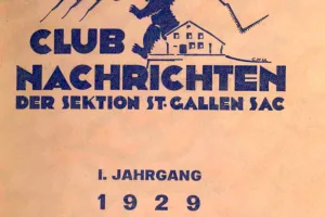 Titelbild erste-CN-Ausgabe Titelbild Clubnachrichten 1/1929